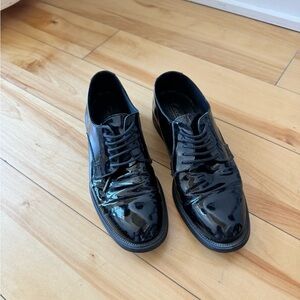 L'intervalle Black Patent Leather Oxfords 38 (7.5, fits like a 7)